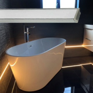 Aluminium LED Profile - Recess fit into tiles and other substrates